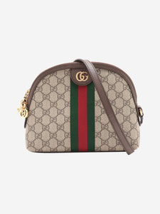 Gucci Brown Ophidia GG shoulder bag