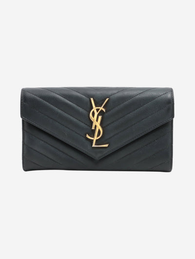 Black Paris V Stitch wallet Wallets, Purses & Small Leather Goods Saint Laurent 