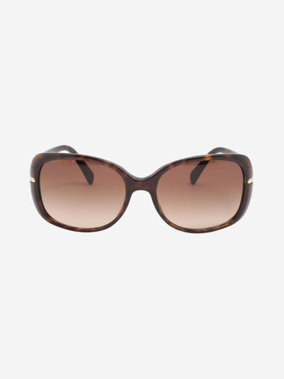 Brown tortoise shell oversized sunglasses Sunglasses Prada 