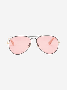 Gucci Pink aviator sunglasses