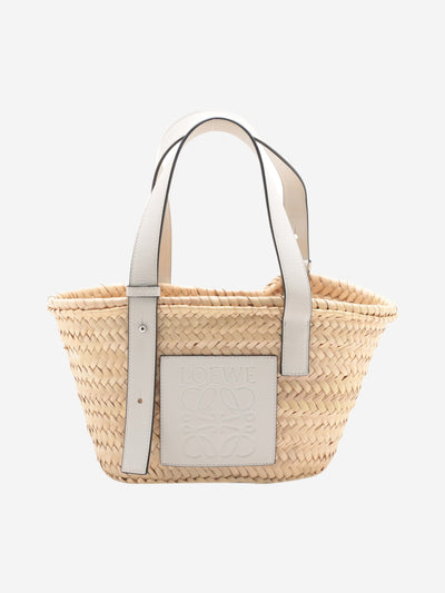Neutral small Anagram Basket tote bag Tote Bags Loewe 