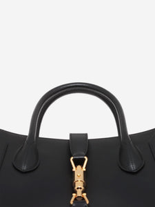 Gucci Black 1961 Jackie leather top handle bag