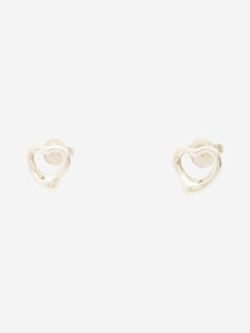 Tiffany & Co. Sterling silver Open heart earrings