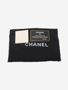 Chanel Black 2012 leather CC charm tote