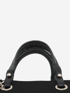 Chanel Black 2012 leather CC charm tote