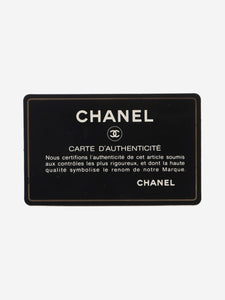 Chanel Black vintage 2000 caviar leather CC Vanity bag