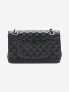 Chanel Black 2004 medium caviar leather Classic Double Flap bag