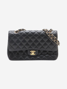 Chanel Black 2004 medium caviar leather Classic Double Flap bag