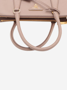 Prada Neutral small Saffiano leather Galleria top handle bag