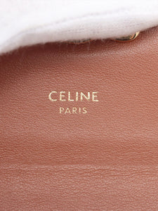 Celine Cream Triomphe compact wallet