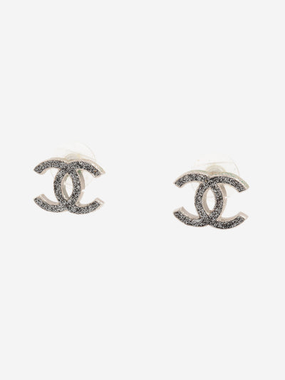 Grey CC stud earrings Earrings Chanel 