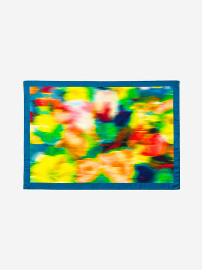 Multicolour artisan-dyed silk scarf Scarves Dries Van Noten 