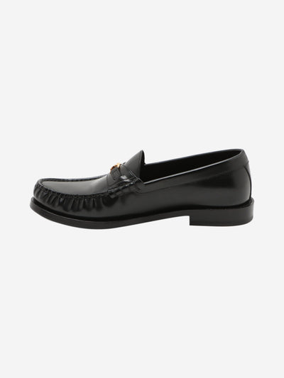 Black Triomphe leather loafers - size EU 37 Flat Shoes Celine 