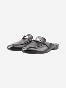 Hermes Black Oz mules - size EU 36