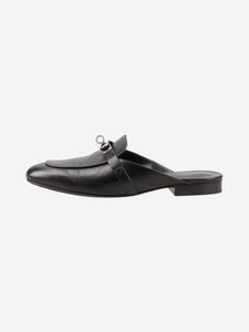 Hermes Black Oz mules - size EU 36