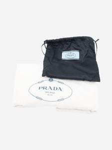 Prada Black Saffiano Cuir 2way shoulder bag