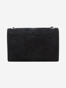 Saint Laurent Black Paris suede star-studded chain shoulder bag