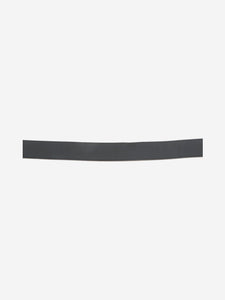 Gucci Black GG leather belt