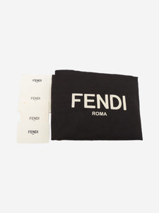 Fendi Black nappa leather bag with FF motif