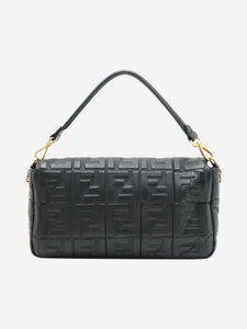 Fendi Black nappa leather bag with FF motif