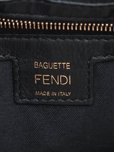 Fendi Black nappa leather bag with FF motif