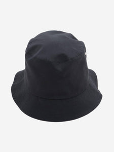 Christian Dior Black reversible Teddy-D small brim bucket hat - size