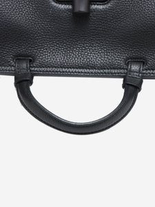 Gucci Black Bamboo Daily leather shoulder bag