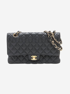 Chanel Black 2013 medium caviar Classic Double Flap bag