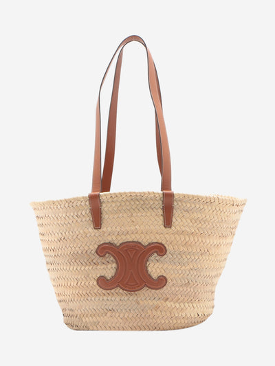 Tan medium Panier tote bag