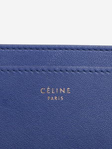 Celine Royal blue leather cardholder