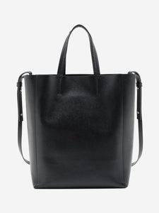 Celine Black Vertical Cabas small tote bag