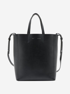 Celine Black Vertical Cabas small tote bag