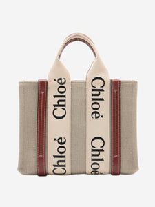 Chloe Neutral small Woody tote bag