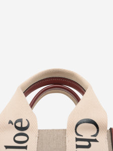 Chloe Neutral small Woody tote bag