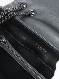 Saint Laurent Black Paris Loulou leather chain shoulder bag