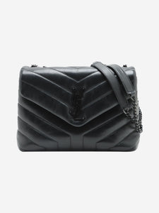 Saint Laurent Black Paris Loulou leather chain shoulder bag