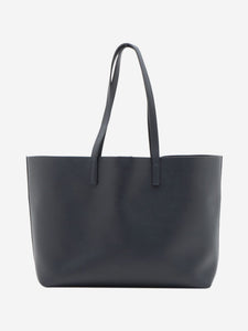 Saint Laurent Navy blue Paris Sac Shopping leather tote bag