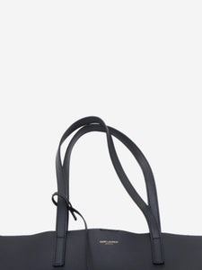 Saint Laurent Navy blue Paris Sac Shopping leather tote bag