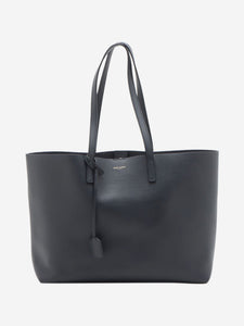 Saint Laurent Navy blue Paris Sac Shopping leather tote bag