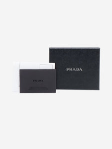 Prada Navy blue leather cardholder