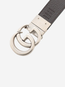 Gucci Dark brown GG Marmont leather belt