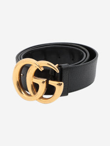 Gucci Black GG Marmont belt