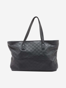 Gucci Black Guccissima leather tote bag