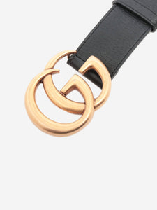 Gucci Black GG Marmont leather belt