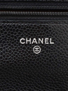 Chanel Black 2015 caviar Wallet on Chain