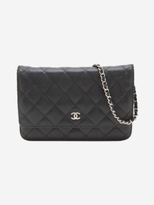 Chanel Black 2015 caviar Wallet on Chain