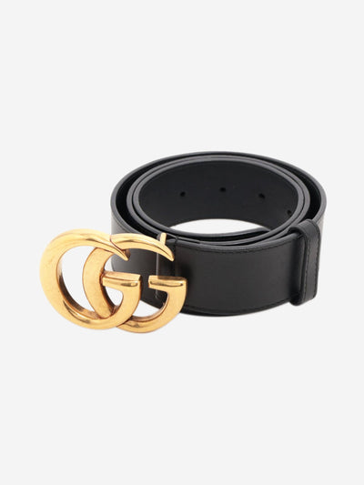 Black GG Marmont leather belt Belts Gucci 