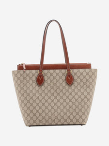 Gucci Brown GG Supreme tote bag