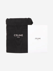 Celine Burgundy leather cardholder