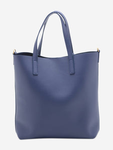 Saint Laurent Blue Toy Shopping leather tote bag